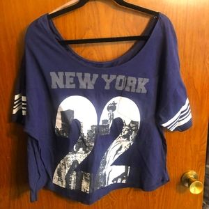 Large oversized New York 22 shirt